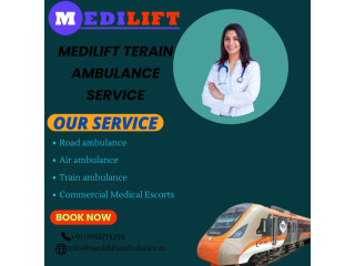 Medilift Train Ambulance Service in Bangalore Medical Services Provides