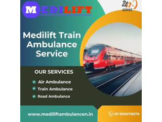 Medilift Train Ambulance Service in Raipur Medical Services Provides