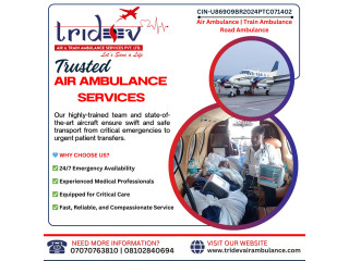 Airborne ICU Solutions: Tridev Air Ambulance Services in Delhi