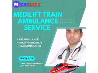 Medilift Train Ambulance Services in Delhi Medical Services Provides