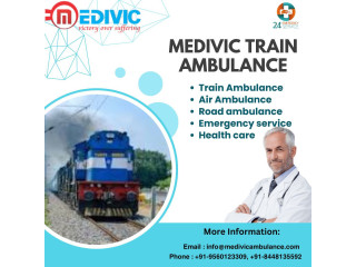 Medivic Train Ambulance Service in Jamshedpur is clean and pollution-free transportation