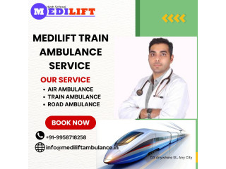 Get the benefit of Medilift Train Ambulance Service in Bangalore