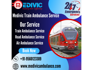 Medivic Train Ambulance Service in Delhi caters to the needs of patients