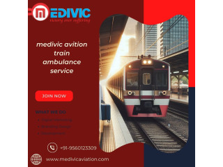 Medivic Aviation Train Ambulance Service in Kolkata provides reliable medical transfer