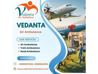 Take India's Best Vedanta Air Ambulance Service in Jamshedpur with Top-level Medical Instrument