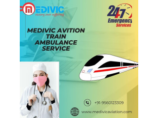 Book Medivic Aviation Train Ambulance Service for life-saving medical machine in Bangalore