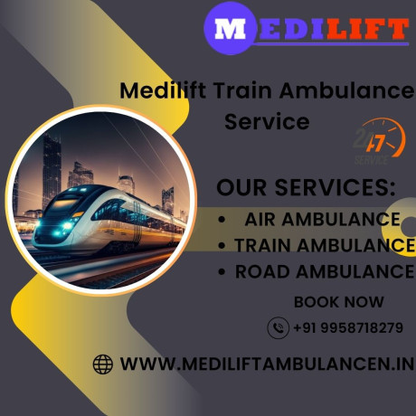 travel-by-medilift-train-ambulance-with-proper-medical-equipment-in-raipur-big-0