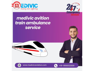 Use Medivic Aviation Train Ambulance Services in Kolkata to get proper care during transfer