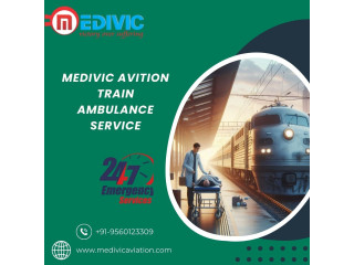 Medivic Aviation Train Ambulance Services in Patna Provides Safe Environment to Patients