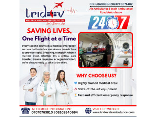 Tridev Air Ambulance Services in Patna for Trauma Patients