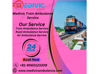 Medivic Train Ambulance in Bangalore can Handle all types of Medical Relocation