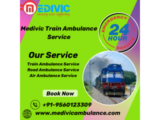 Medivic Train Ambulance service in Mumbai is available which is very helpful for patients