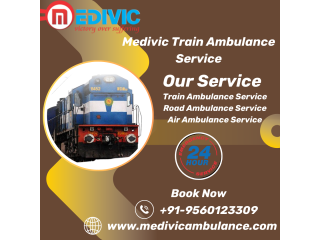 Medivic Train Ambulance Service in Chennai which transports patients with care