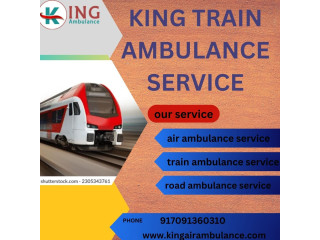 King Train Ambulance in Kolkata provides to easy Round-the-Clock Transferring service