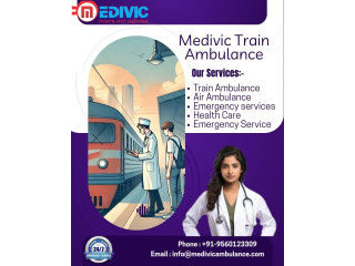 Book Medivic Train Ambulance Service in Silchar with all Assistance