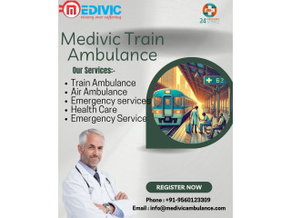 Get quick and comfortable transfers with Medivic Train Ambulance in Varanasi