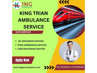 King Train Ambulance Service in Guwahati provides quick healthier emergency Transfer