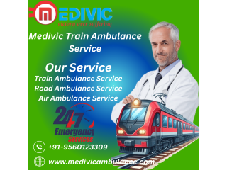 Medivic Train Ambulance Service in Chennai is fully equipped