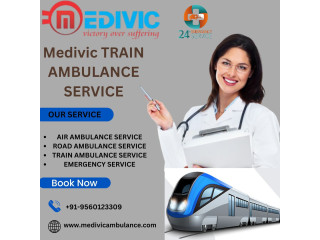 Medivic  Train Ambulance Service in Raipur  is the Source of Risk-Free Medical Transit