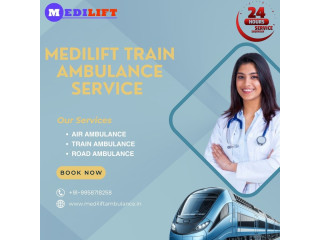 Medilift Train Ambulance in Patna has Modern Medical Equipment inside the Train