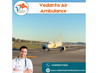 Get Superb Air Ambulance in Kolkata at Any time by Vedanta