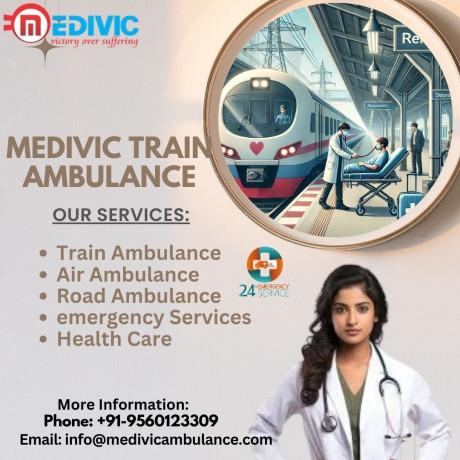 medivic-train-ambulance-equipped-with-latest-medical-equipment-in-ranchi-big-0