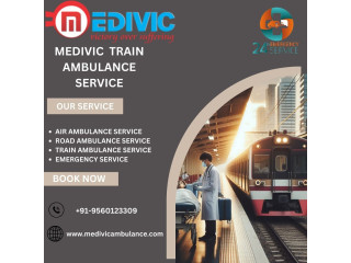 Medivic Train Ambulance Service in Raipur provides proper transfer of patients without any hassle