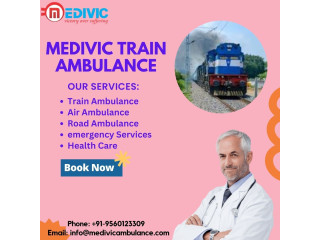 Find Medivic Train Ambulance Service in Guwahati to get the best medical