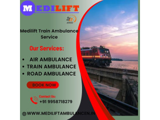 Choose Medilift Train Ambulance for quick long distance transfer in Bhopal