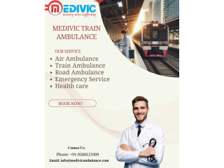 Medivic Train Ambulance in Ranchi to Transport Patient at Any Time