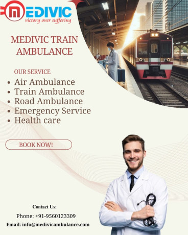 medivic-train-ambulance-in-ranchi-to-transport-patient-at-any-time-big-0