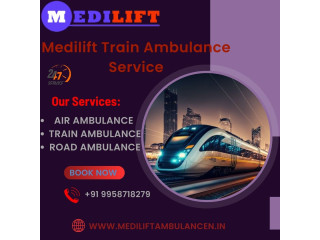 The Medilift Train Ambulance is Equipped with a Stretcher and a Ventilator in Raipur