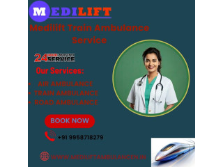 Use Medilift Train Ambulance Service for 24/7 Assistance in Delhi