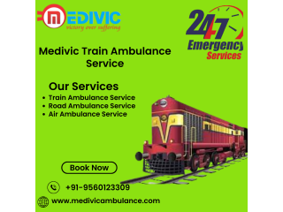 Medivic Train Ambulance is Available at any Time for Critical Patients in Lucknow