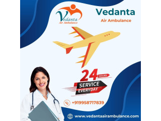 Obtain Air Ambulance from Patna with a Top Medical Team by Vedanta