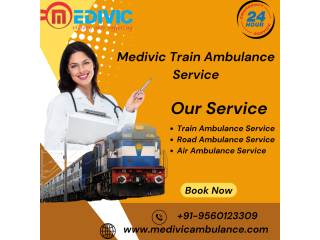 Professional Medical Help will be provided by Medivic Train Ambulance in Lucknow