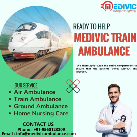 medivic-train-ambulance-in-delhi-shifts-patient-with-all-modern-equipment-big-0