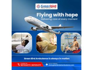 Greenbird Air and Train Ambulances in Ranchi are fitted with Latest Medical Equipment