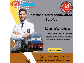 Medivic Train Ambulance Service in Allahabad Ensures Patient's Safety during Transfer