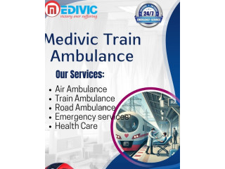 Avail affordable and the best Medivic train ambulance services in Bangalore with modern equipment