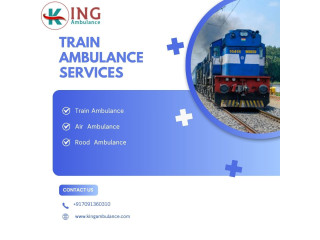 Choose King Train Ambulance Service in Dibrugarh to accompany the emergency team