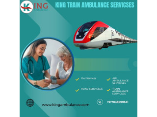 The easy booking process is available by King Train Ambulance Service in Mumbai