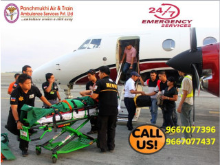 Hire Air Ambulance Service in Hyderabad by Panchmukhi with Medical Facility