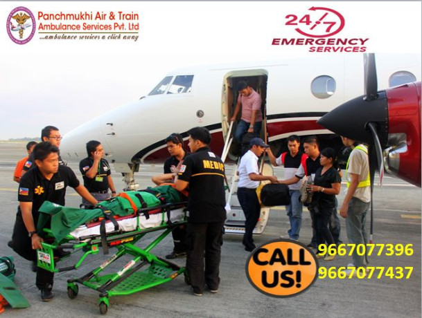 hire-air-ambulance-service-in-hyderabad-by-panchmukhi-with-medical-facility-big-0