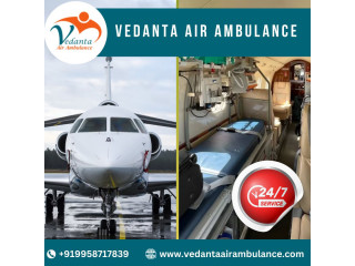 Pick Air Ambulance from Patna by Vedanta with Superb Healthcare Features