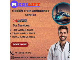 Medilift Train ambulance in Mumbai is the sickest patient transport service