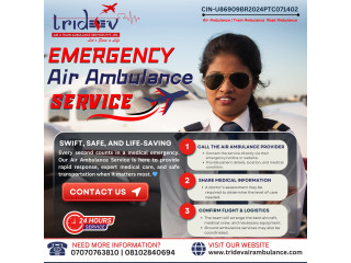 Medical Care Supportive - Tridev Air Ambulance Services in Ranchi for Patients Evacuation