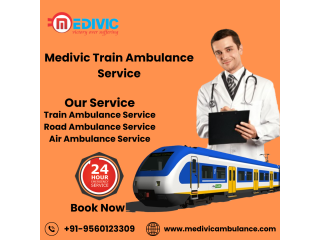 Book Instant and Secure Medivic Train Ambulance in Raipur for Urgent Transfer