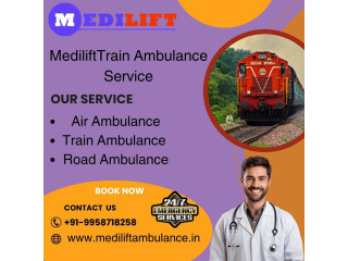 Opt for Medilift Train Ambulance in Kolkata for Top Rated medical patient Transfer Services