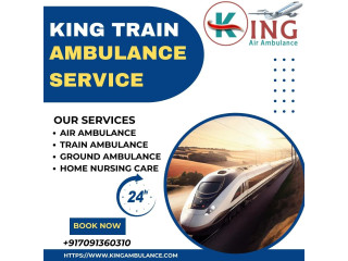 Book the Best King Train Ambulance Service in Jamshedpur with Top-Level Medical Team and Facilities